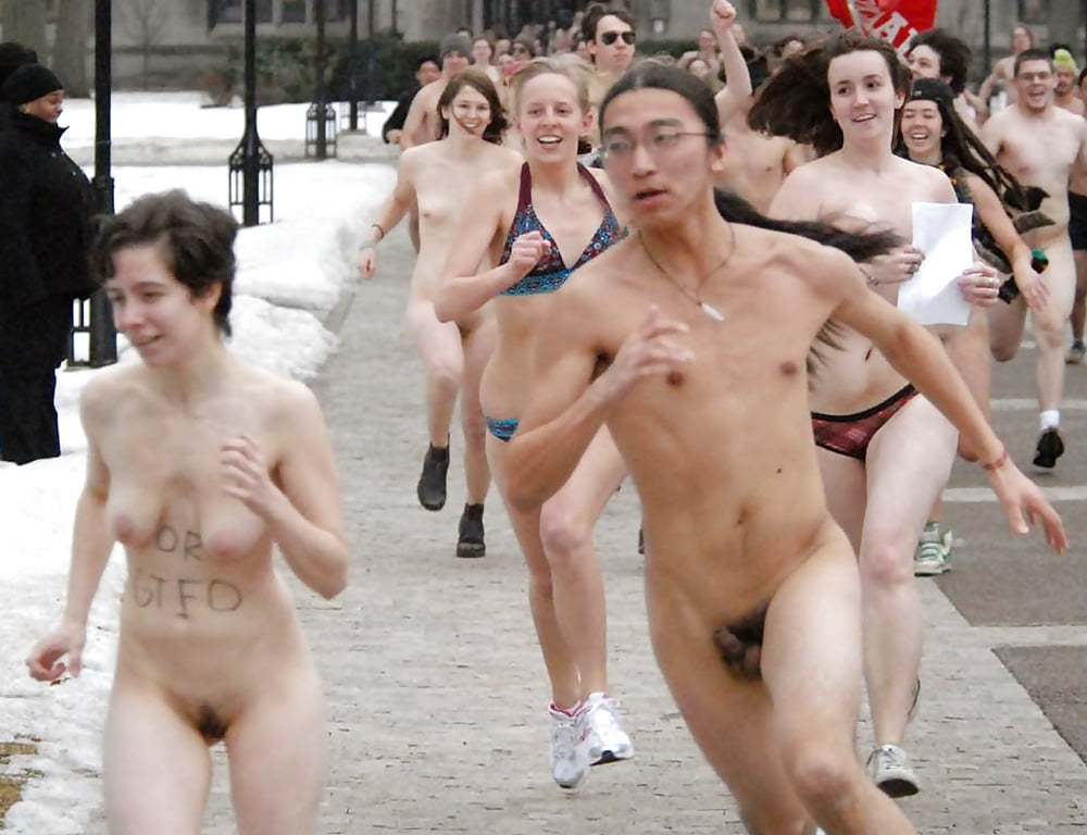 The Naked Mile Run.