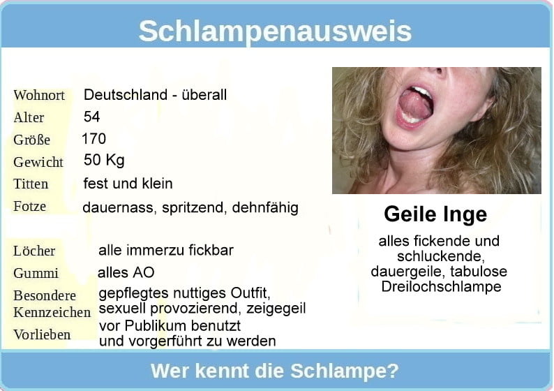 German single girl inge cumming