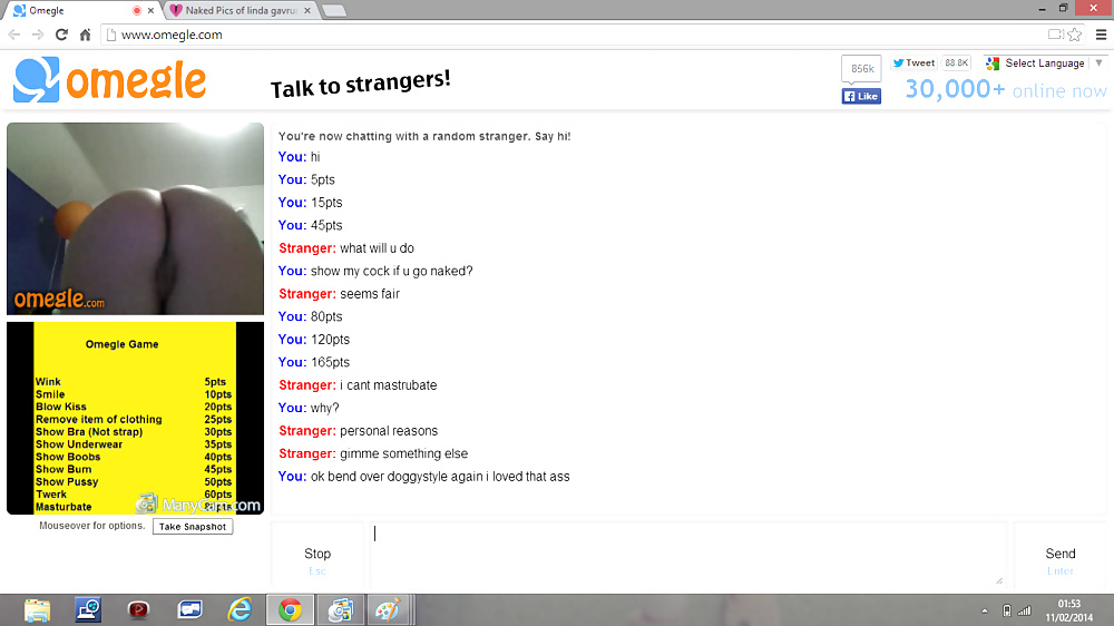 Omegle Naked.