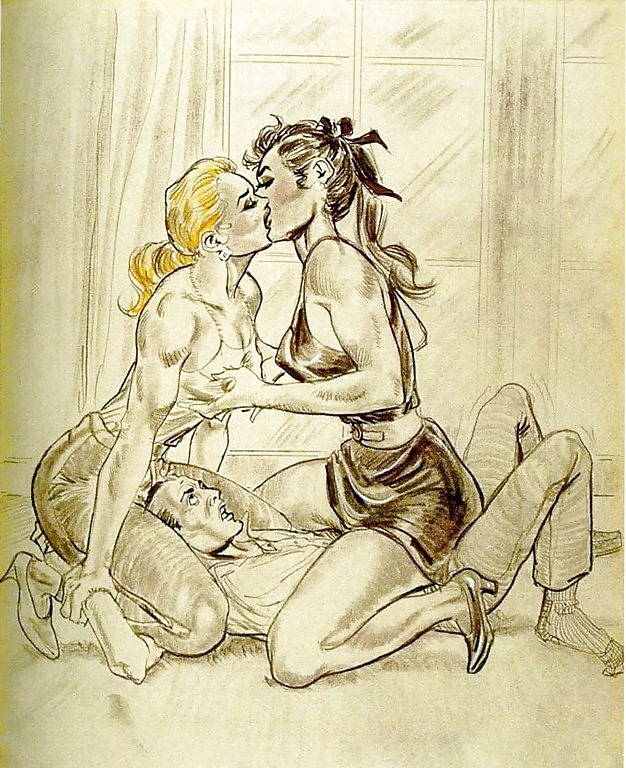 Lesbian Porn Drawing.