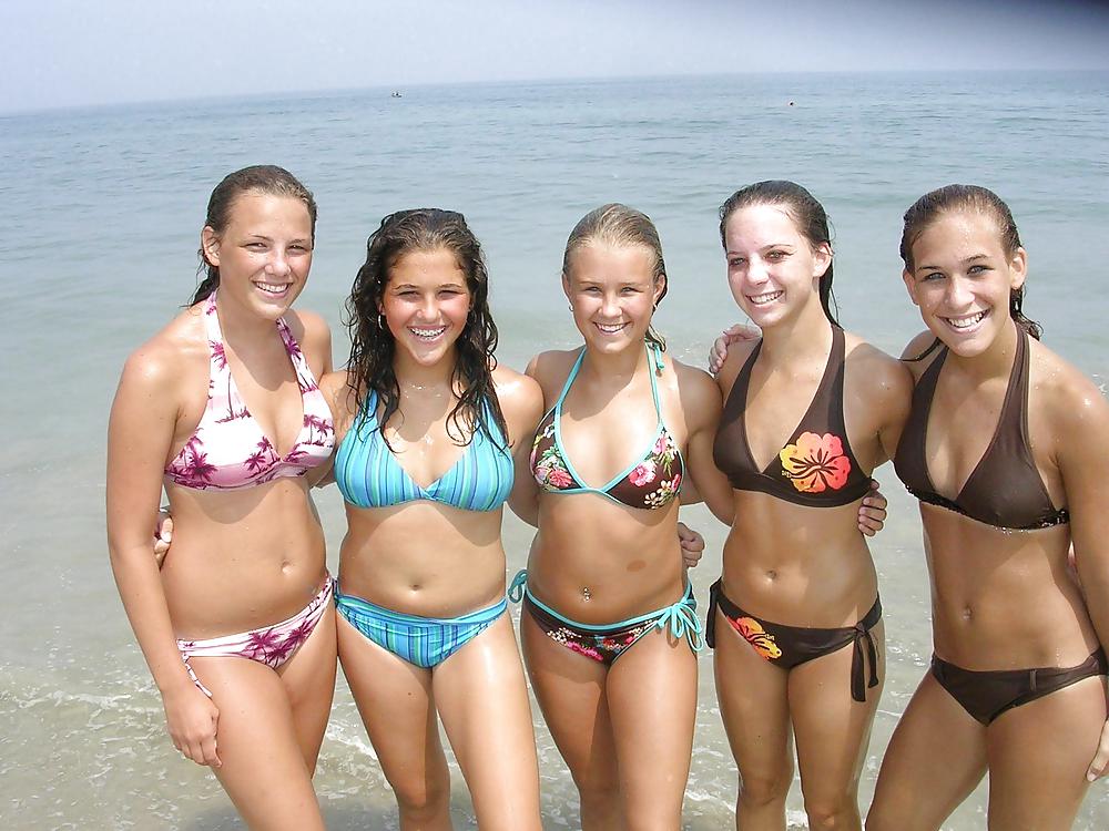Teen Nudists At Beach