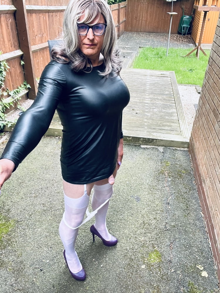 Crossdresser Kellycd In Black Pvc Dress Pics Xhamster