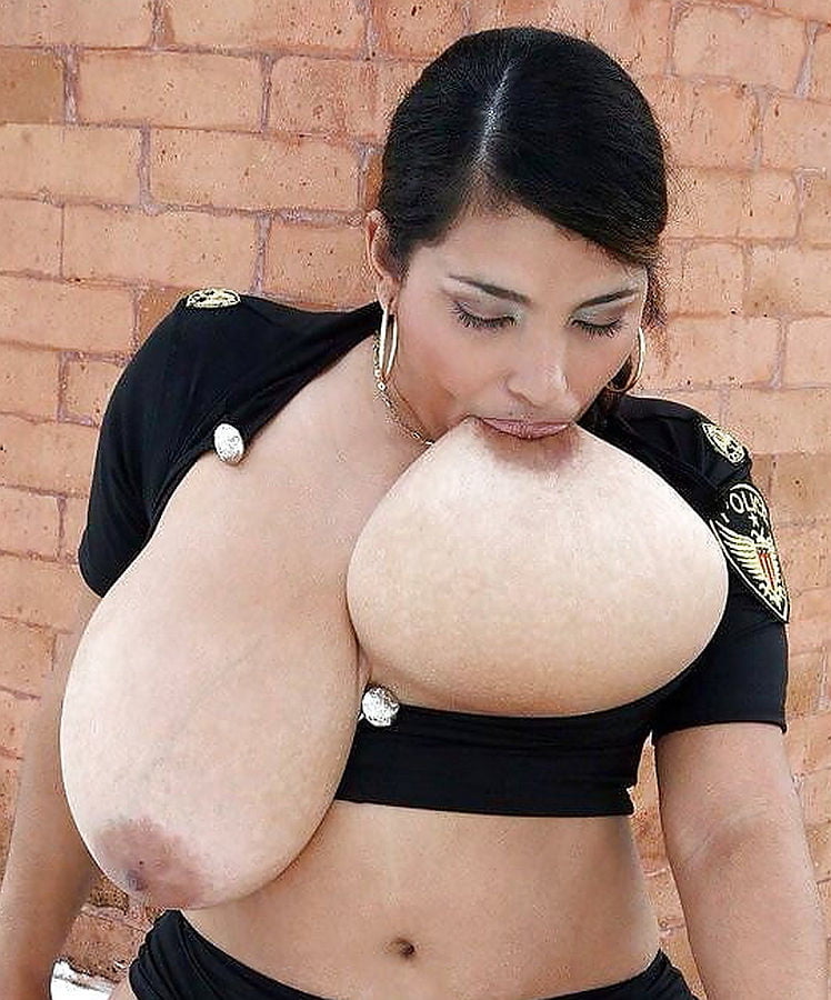Sexy latina lactating