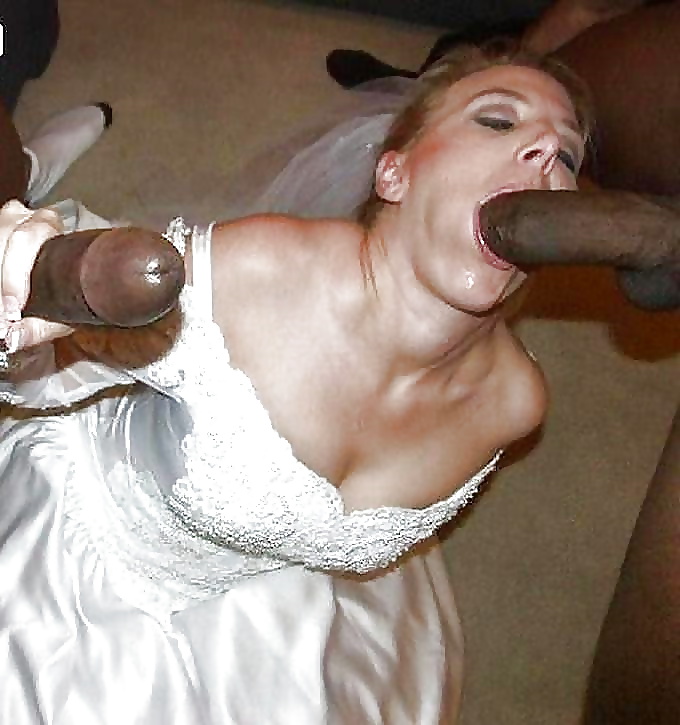 Wedding night interracial sluts