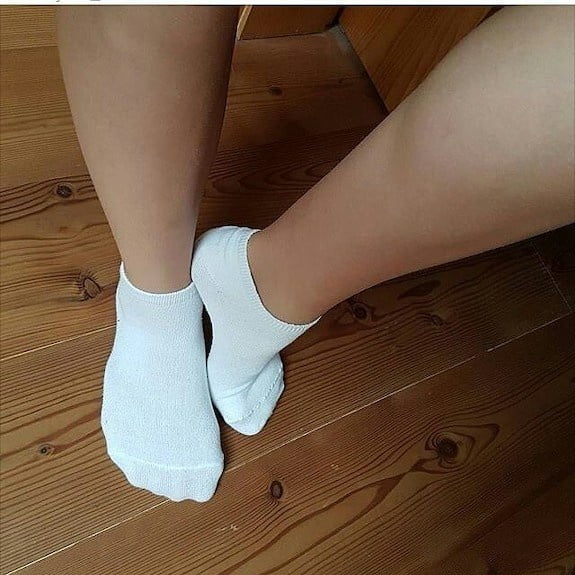 Masturbating ankle socks
