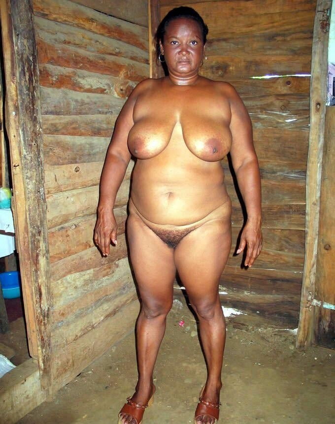 Mature african american woman naked