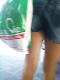 Magrinha de short socado pict gal