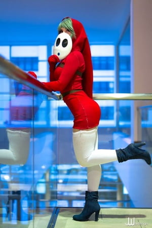 wonderfull girl redhead cosplay busty         