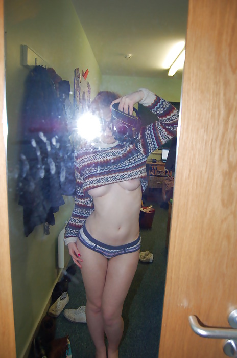 cute nerdy ginger student strips geek gamer pict gal