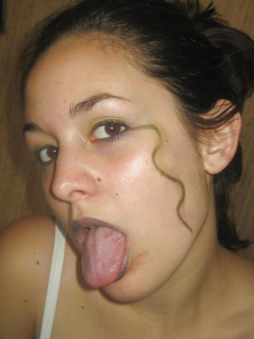 Exposed:  Cute Girlfriend Gets Facialized pict gal