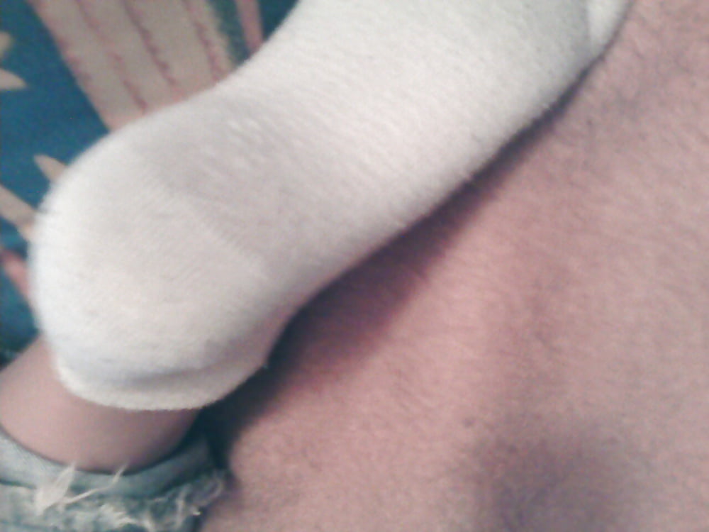 Goddess Feet Candid 2 in white socks (old) pict gal