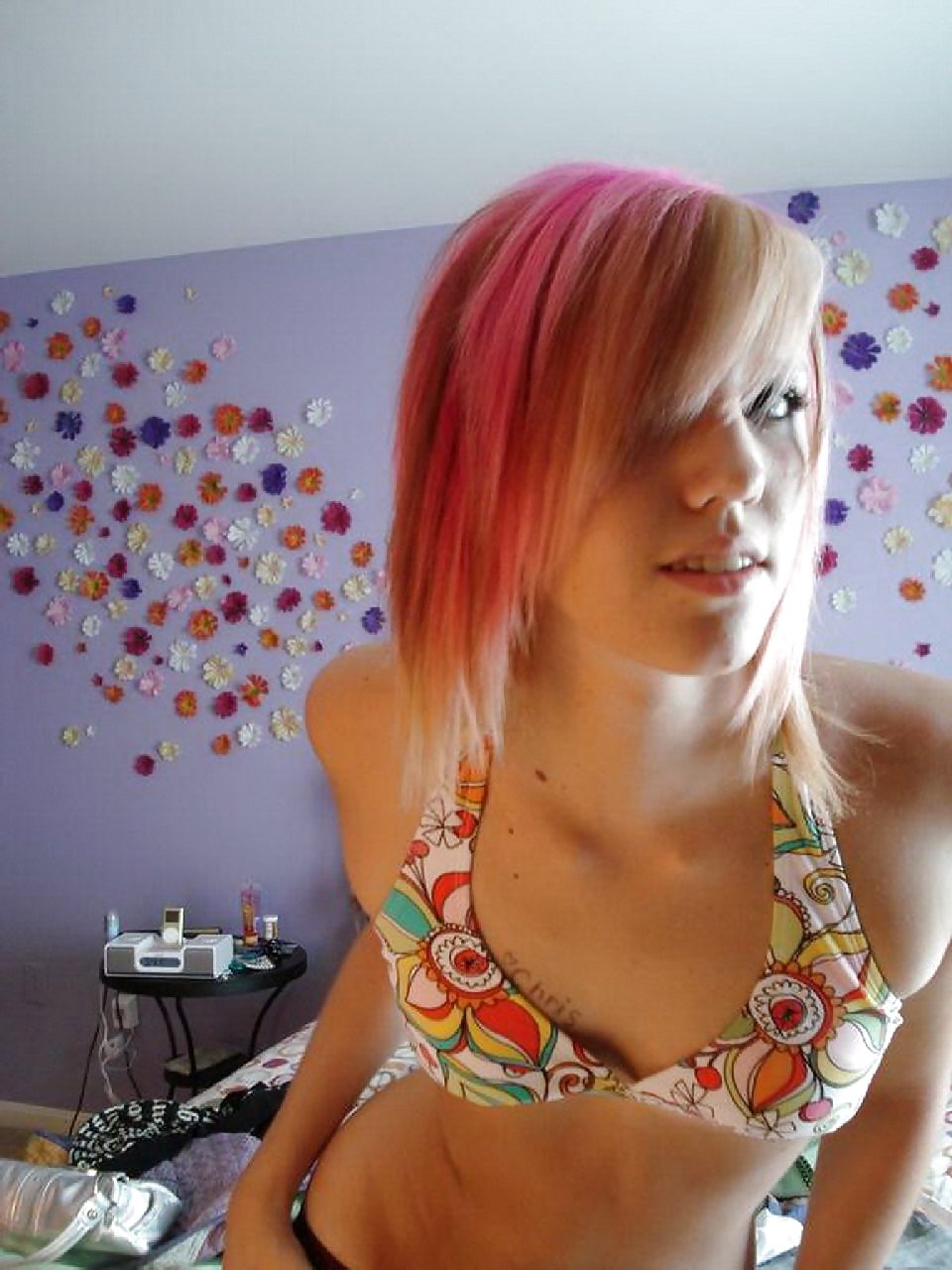 my collection 50 : sexy pink hair emo girl pict gal