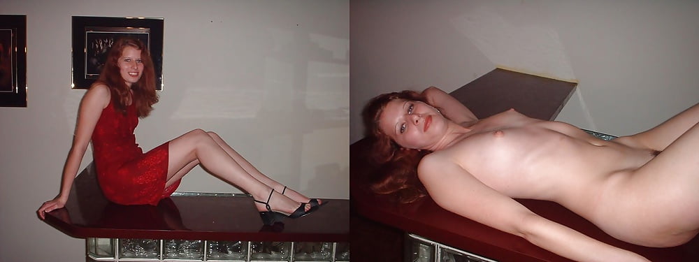 Your girlfriend before-after, dressed-undressed pict gal