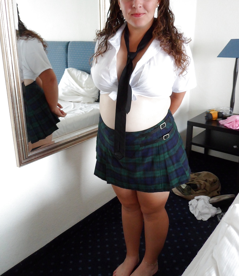 dresses up as school girl and gets covered in cum pict gal