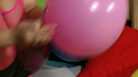 popping balloons fetish video         