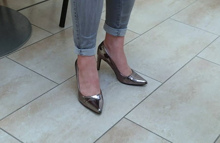 Candid feet