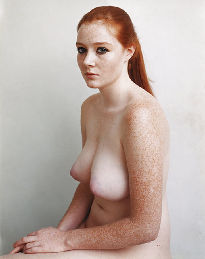 Hot Female Nudes Redhead - Freckled ginger naked. 