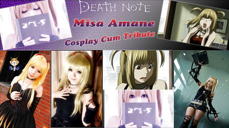 DEATH NOTE - Misa Amane Cosplay Cum Tribute