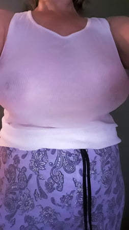 my wifes aroused breasts and excited nipples         