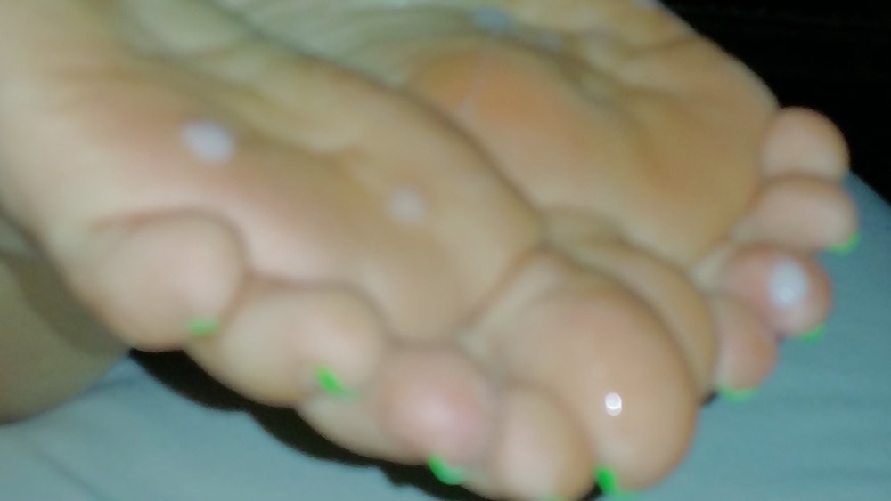 My favorite pedicure from my wife leads to a footjob pict gal