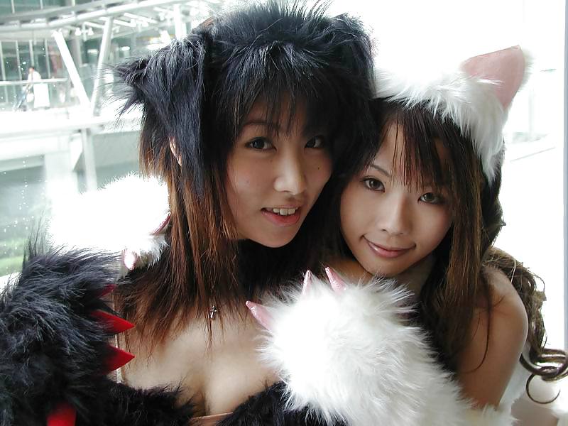 Japanese costume player AI pict gal