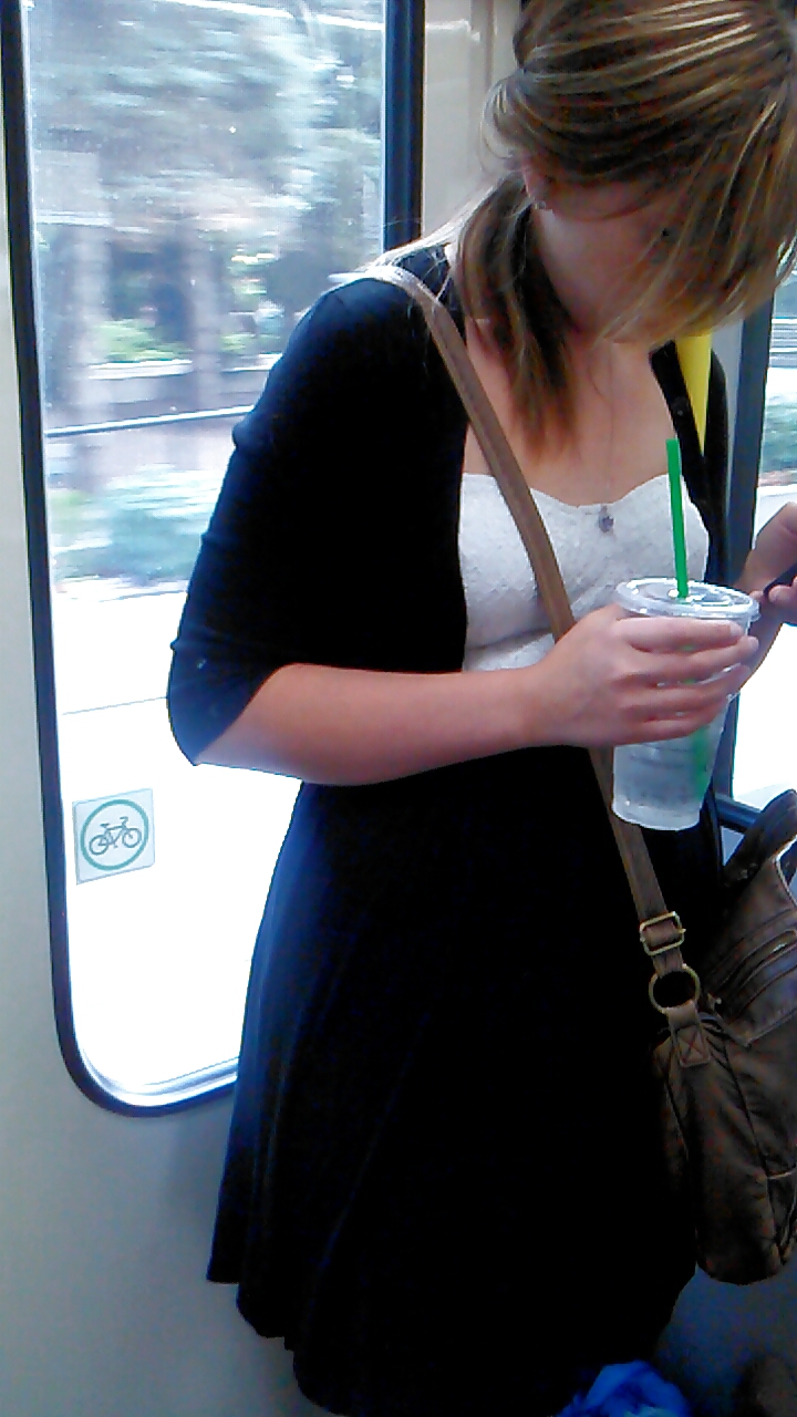 Once again, lovely ladies of public transit. pict gal