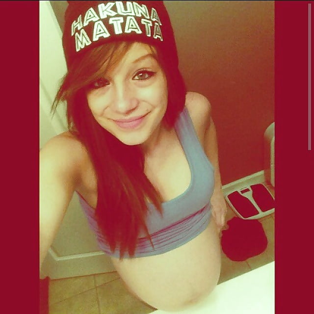 Nice pregnant teen with huge belly pict gal