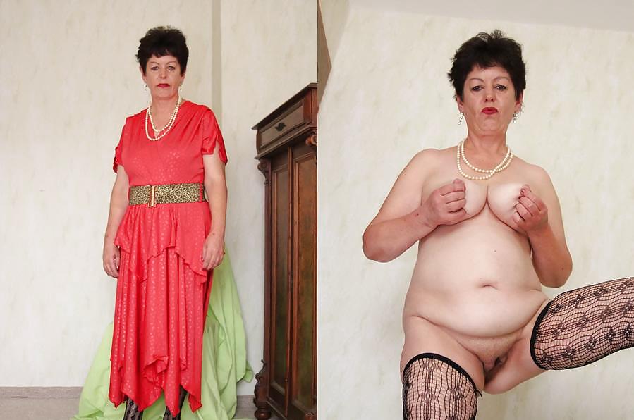 Dressed Undressed! Granny mature! pict gal