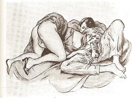 Old erotic drawings