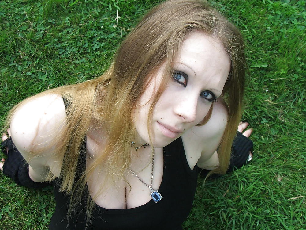 Sexy Blonde German Gothic Teen pict gal