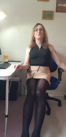 sexy black opaque tights         