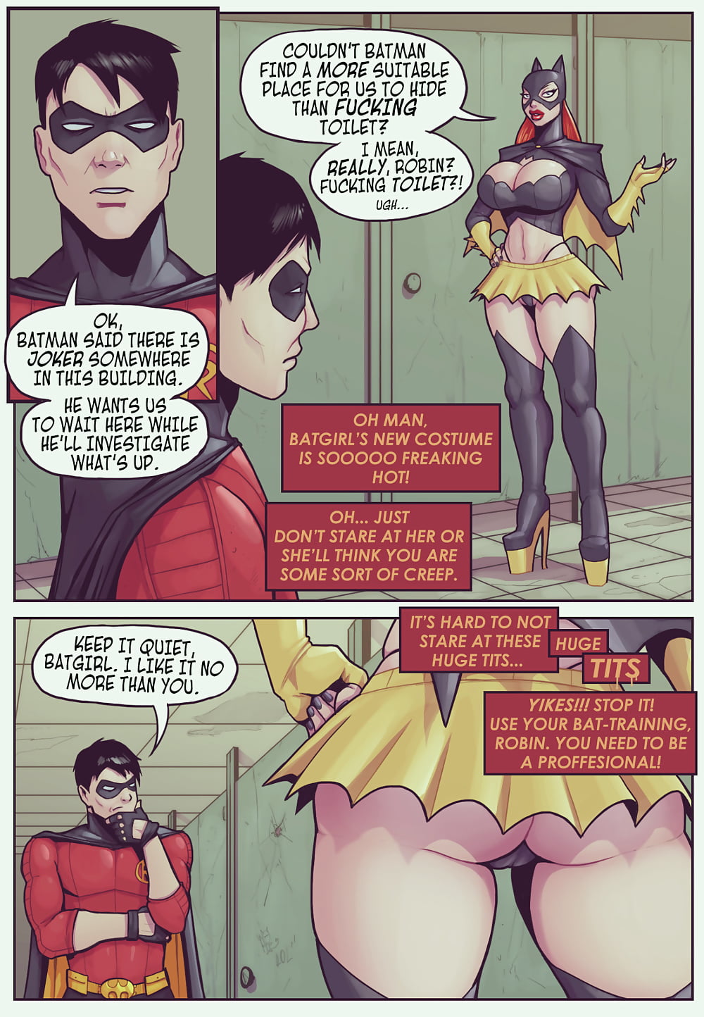 Devil S Comix Batgirl Loves Robin 24 Immagini