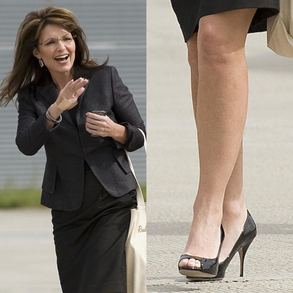 Sarah palin heels ✔ Sarah Palin Sexy Legs feet and High heel
