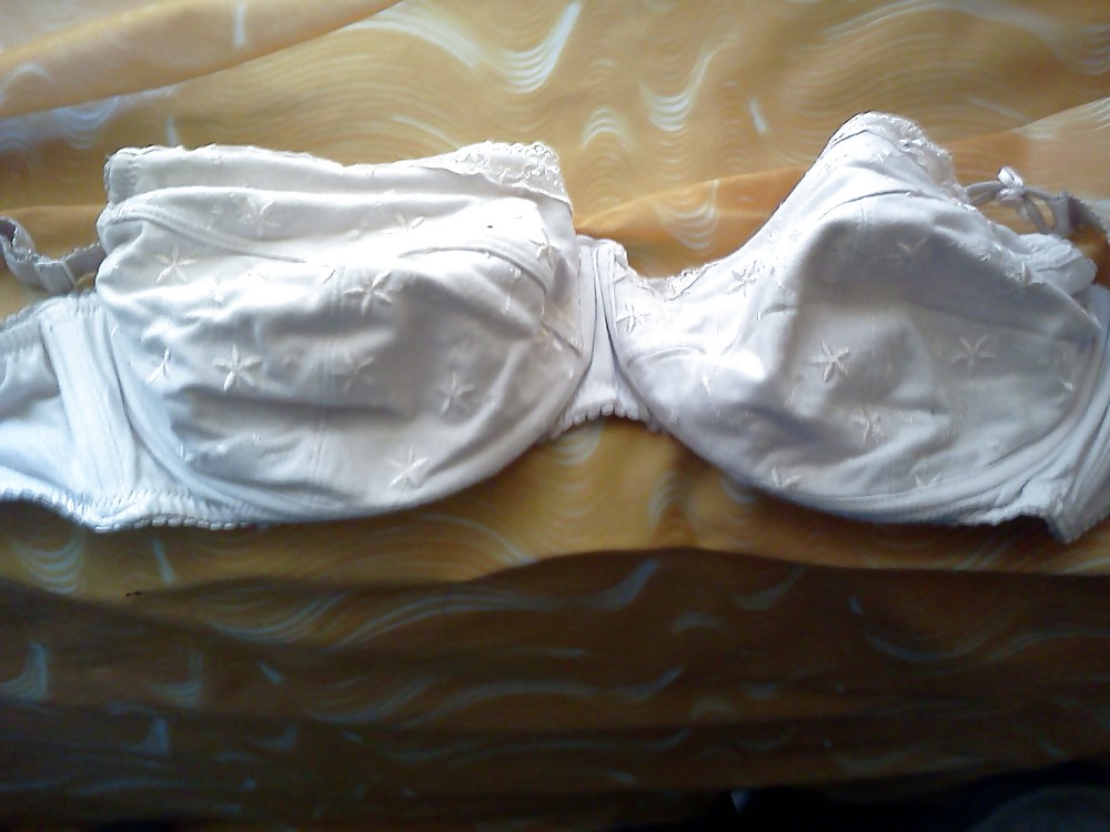 Some of my wife's used bras. pict gal