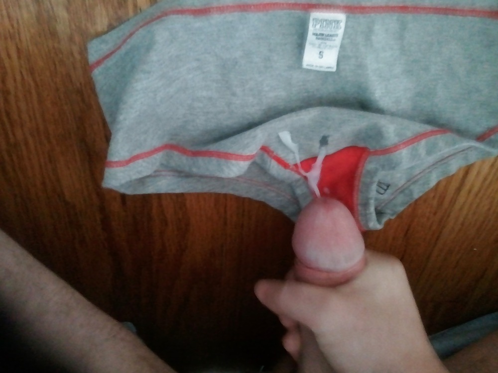 Playing with my Ex-Girlfriend's panties pict gal