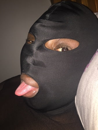 cheating masked ebony with white lovers cock         