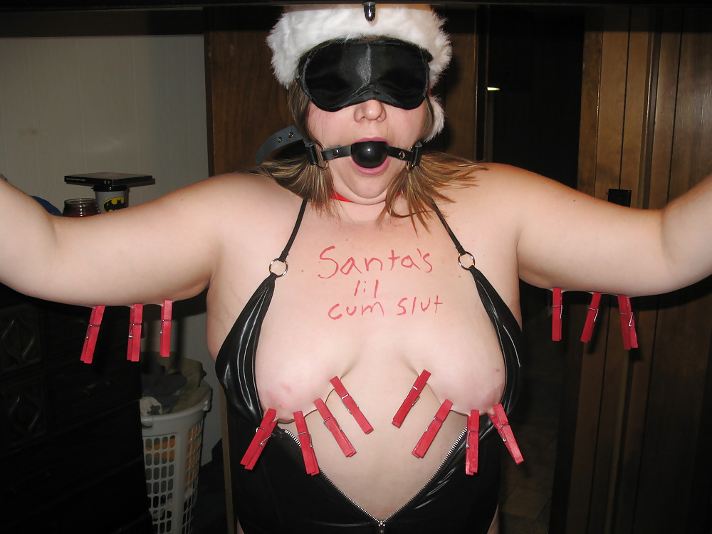 Santa's Dirty Lil cum slut pict gal