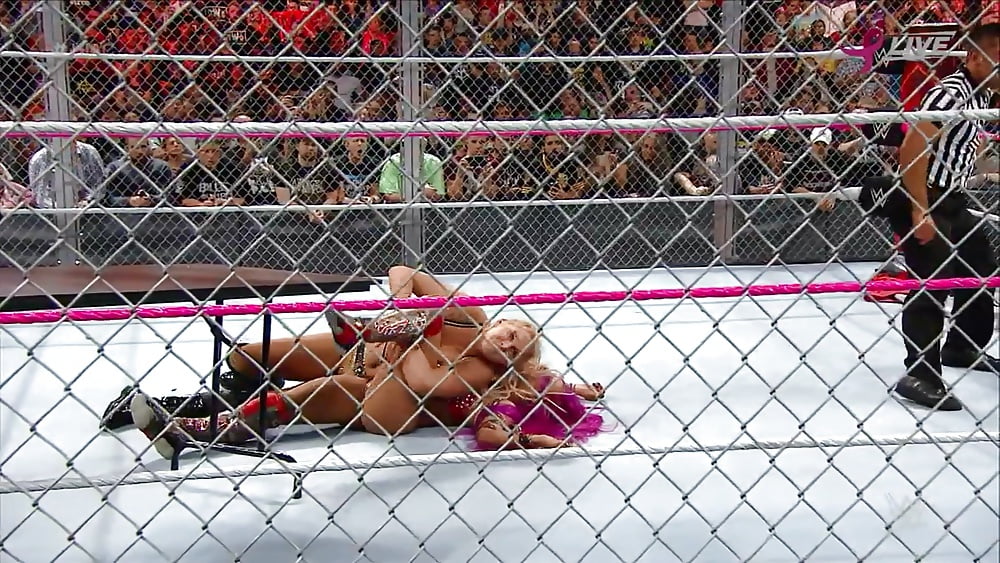 Sasha Banks Vs Charlotte Wwe Hell In A Cell Caps 2 195 Pics 2