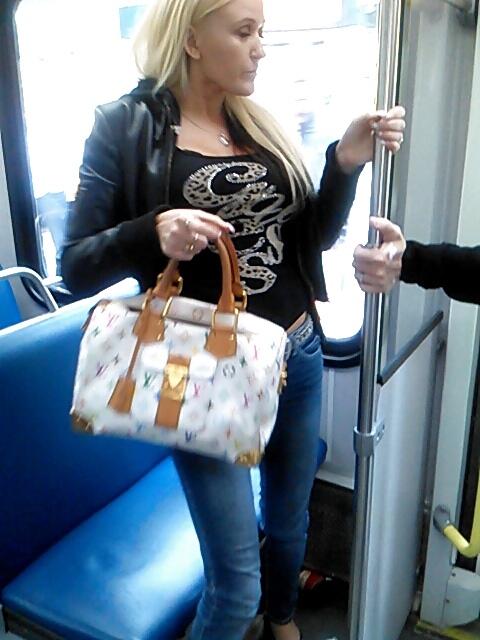 Voyeur - More asses and a blond hottie on the train pict gal