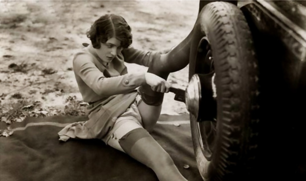 Vintage lady's & Cars-num-002 pict gal