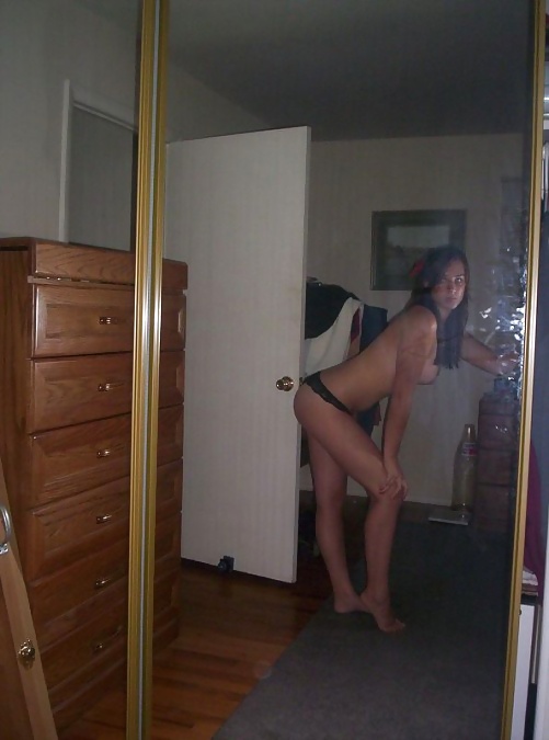 brunette mirror shots and poses pict gal