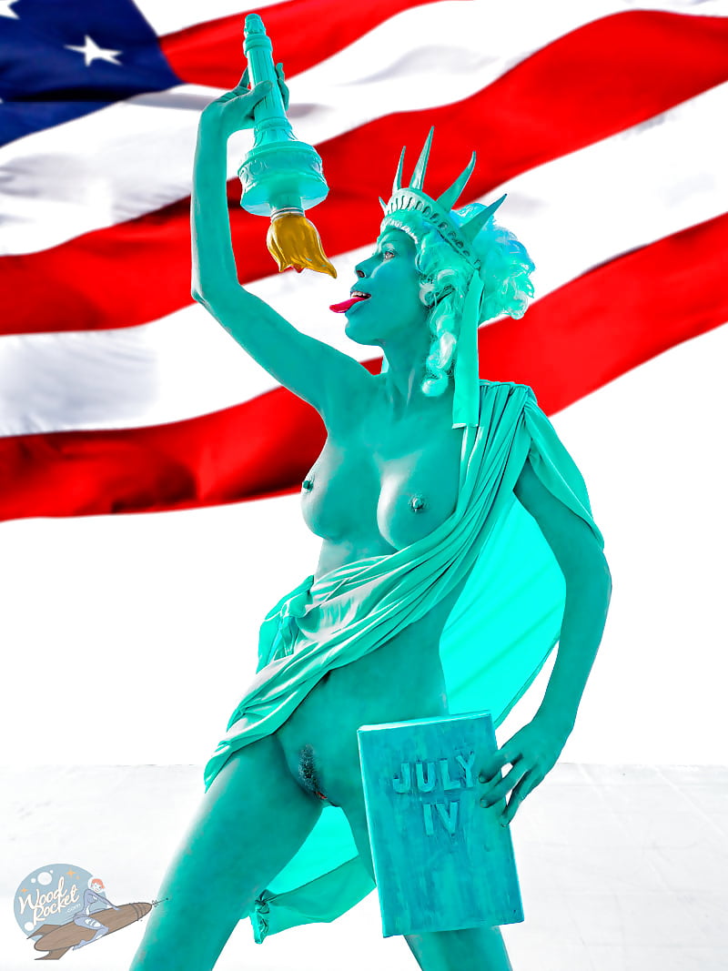 Sexy statue of liberty.