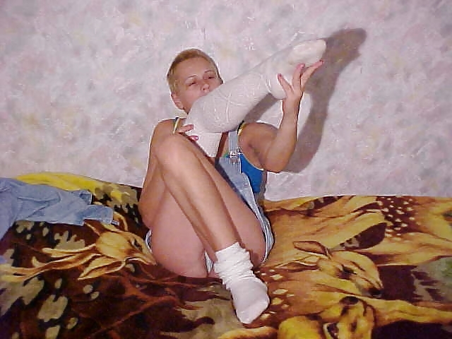 In white socks pict gal