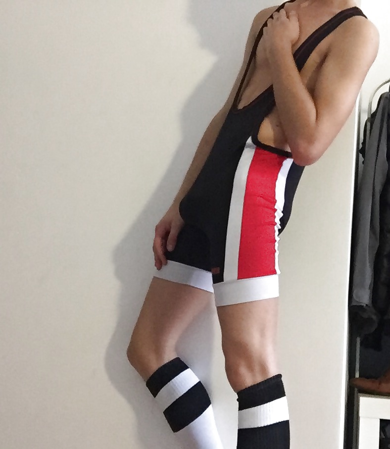 See and Save As horny athlete shows off huge dick into sportswear porn pict...