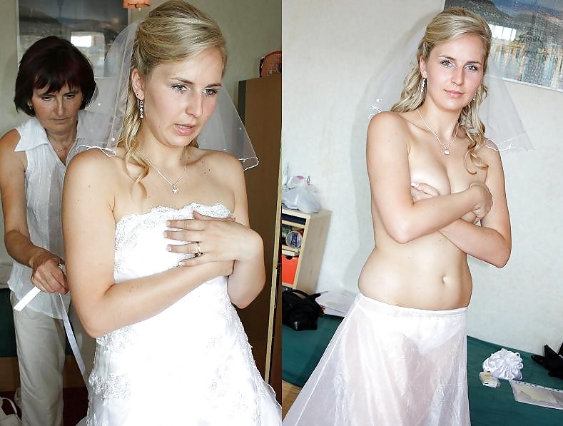 Real Amateur Brides - Dressed & Undressed 4 pict gal