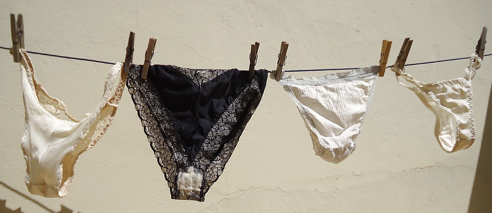 Adoro calcinha no varal pict gal