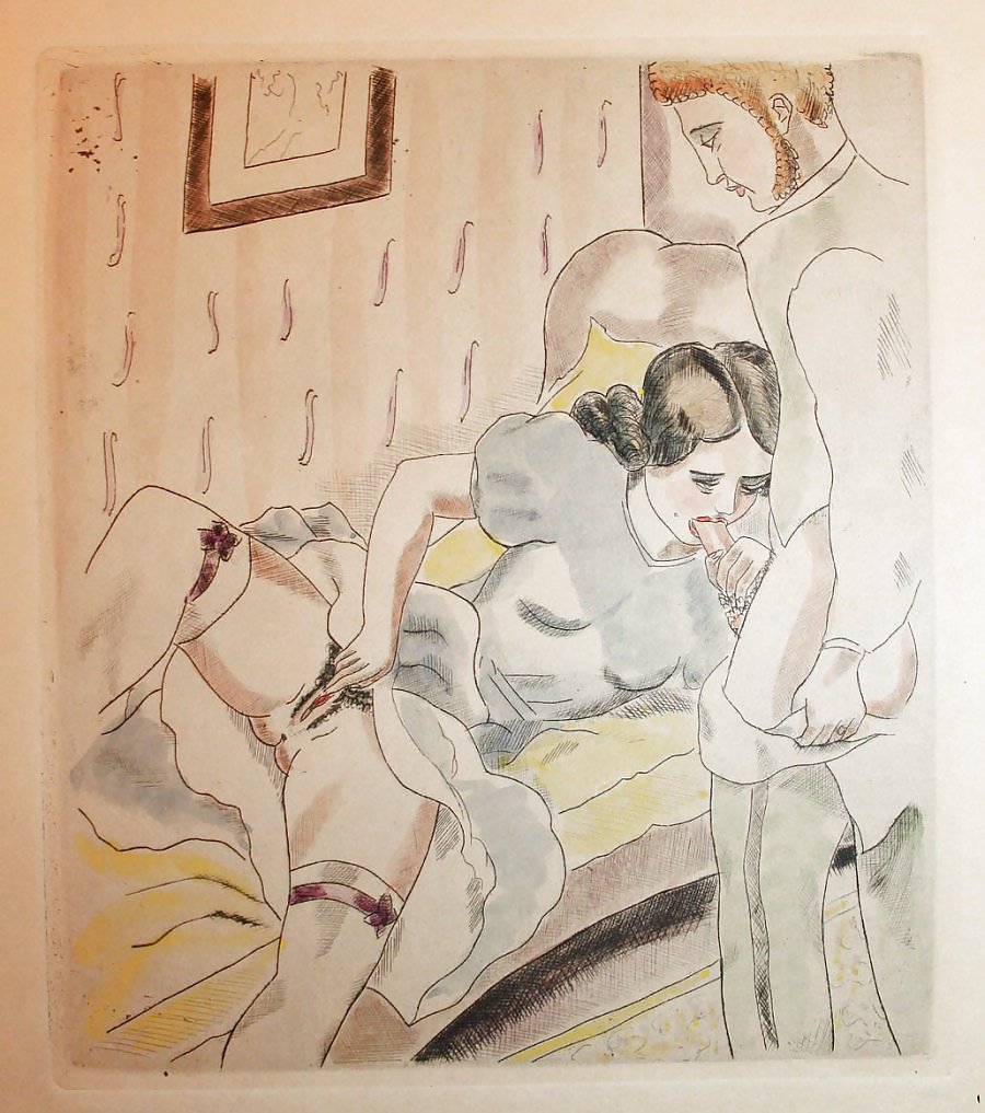 Смотрите Erotic Book Illustration 27 - Les Chansons Erotiques - 18 фотки на...