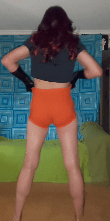Pulling shorts up my butt