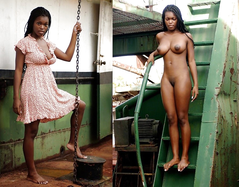 Clothed and Nude 10   Ebony Women pict gal
