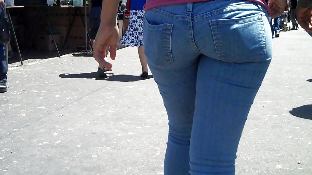 Real nice so fine sweet ass & bubble butt in jeans pict gal